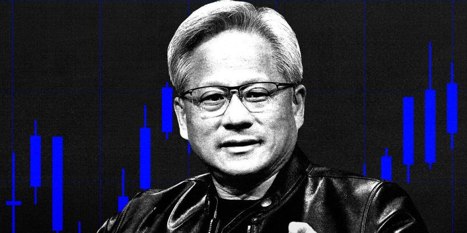 A photo of Nvidia CEO Jensen Huang