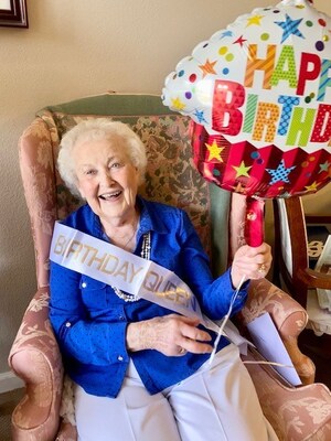 Imogene Backens, 102, is one of 750+ Centenarians who live in a Brookdale Senior Living Community. Backens lives at Brookdale Diablo Lodge in Danville, Calif., where the they have a "Centenarian's Club," with nine members and counting.