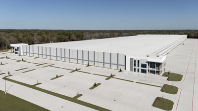 1.2 million-square-foot facility was built in partnership with Lovett Industrial and leased to BroadRange Logistics.