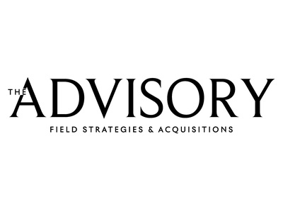 The Advisory Black logo, representing luxury and excellence in real estate services.