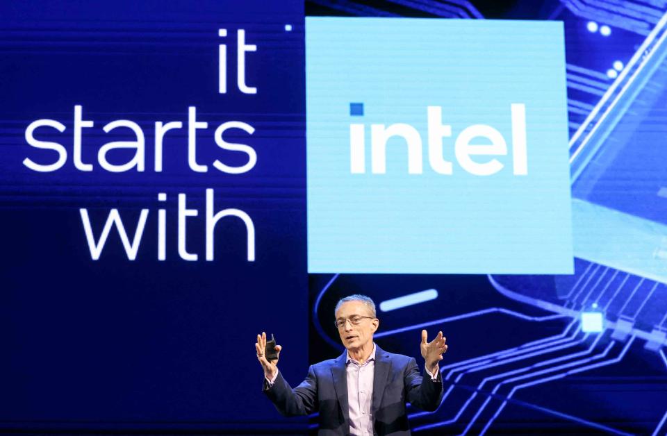 <p>I-HWA CHENG / Contributor / Getty Images</p> Intel CEO Pat Gelsinger.