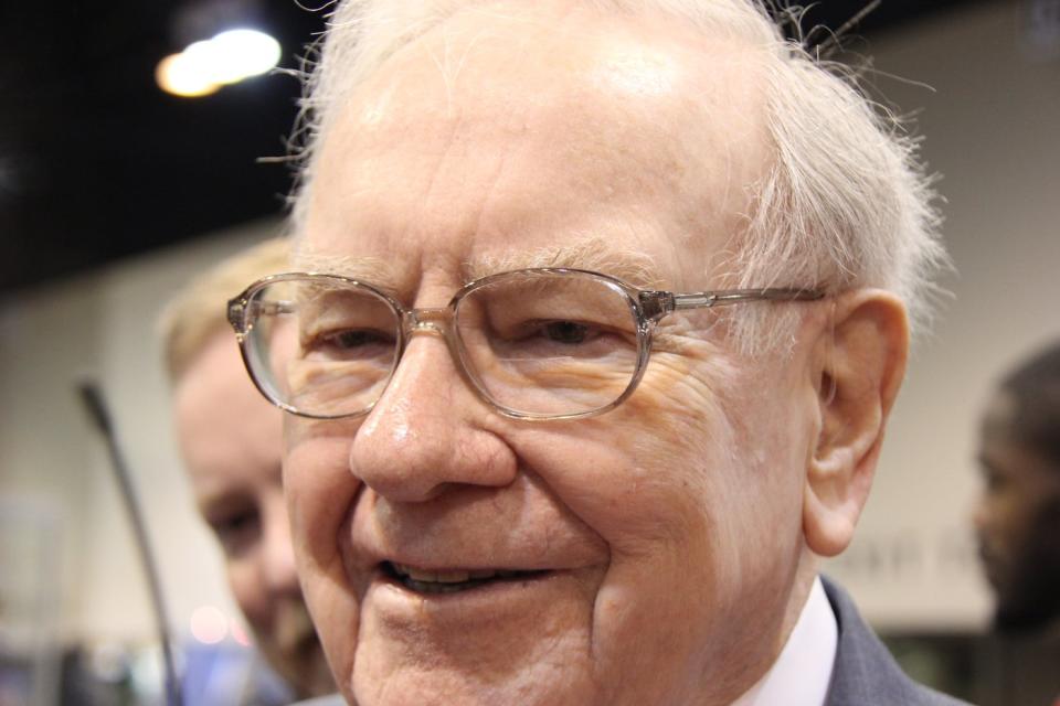 Warren Buffett, smiling.