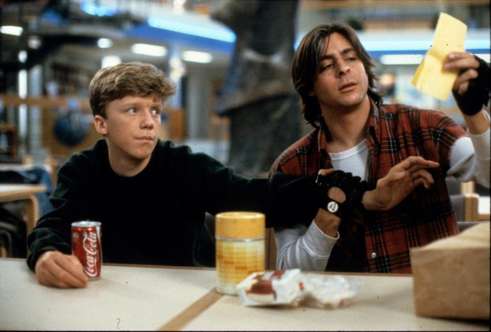 Anthony Michael Hall (left) co-starred with Judd Nelson in "The Breakfast Club," a beloved Gen X film.