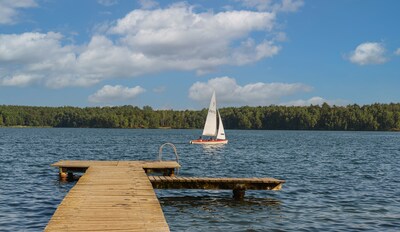 Near Bergwitzsee in the Anhalt-Dessau-Wittenberg World Heritage region, a roughly 4-hectare area is set to be developed for tourism and water sports.