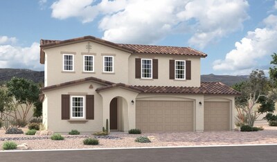 The Elderberry is one of the four thoughtfully designed Richmond American floor plans available at Fire Sky at Alamar in Avondale, Arizona.