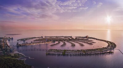 Palm Jebel Ali Aerial Render (PRNewsfoto/Nakheel)