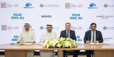 Palm Jebel Ali three major contracts signing ceremony (PRNewsfoto/Nakheel)