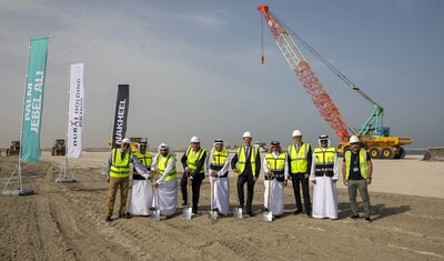 Groundbreaking ceremony of marine works on Palm Jebel Ali with Jan De Nul Dredging LTD (PRNewsfoto/Nakheel)