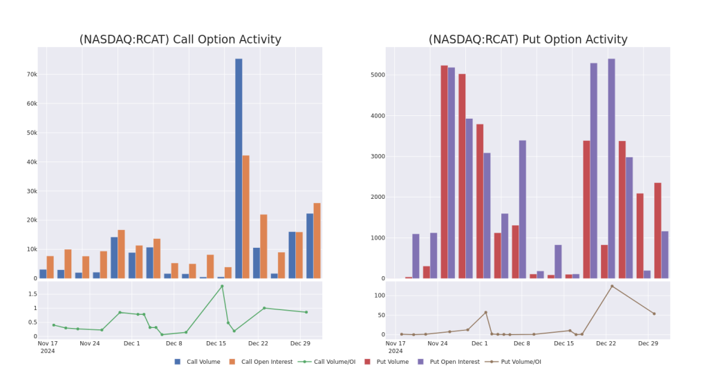 Red Cat Hldgs's Options: A Look at What the Big Money is Thinking