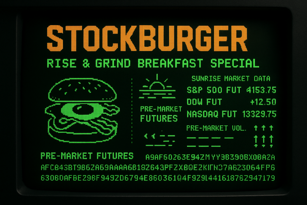 StockBurger Rise & Grind Breakfast Special: Pre-Market Futures Point Higher After Historic S&P 500 Breakthrough — Stockburger