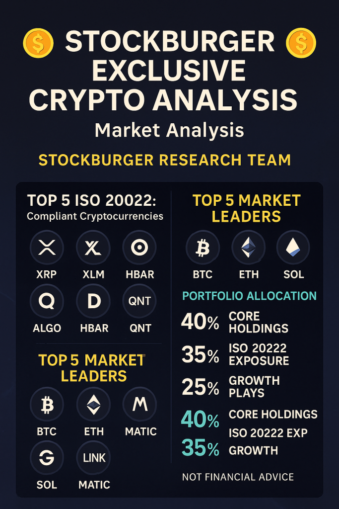 10 Best Undervalued Cryptocurrencies: ISO 20022 Compliant Tokens & Strategic Market Opportunities — Stockburger