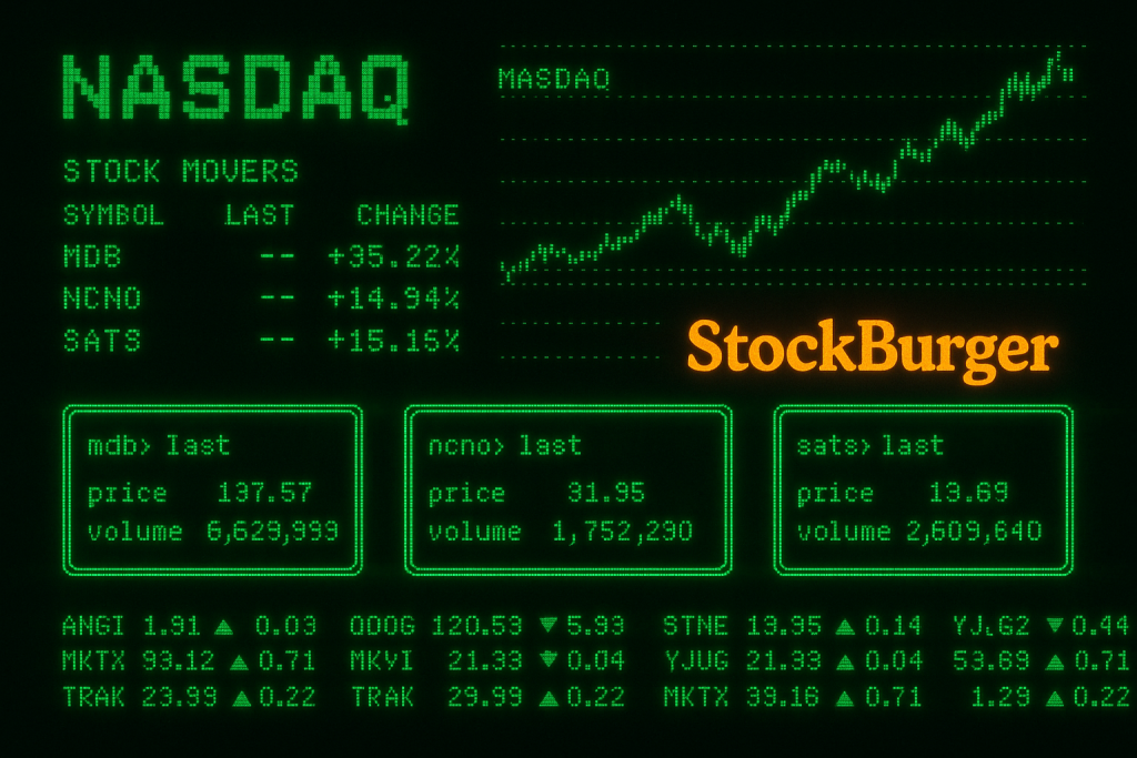 NASDAQ Movers Alert: MongoDB Surges 35% as Tech Stocks Lead Market Rally — Stockburger