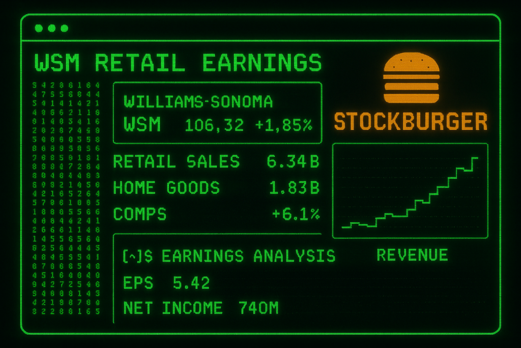 Williams-Sonoma Q3 2025 Earnings: Home Goods Retailer Delivers Strong .42 EPS on E-Commerce Growth — Stockburger